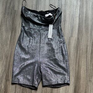 Meshki Shimmering Black Women's Shorts